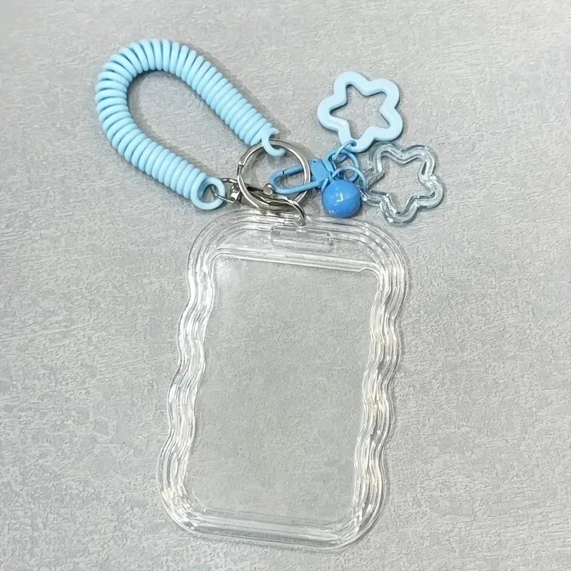 1pc Retractable ID Holder with Keychain & Wrist Strap - Card Holder with Secure Locking Mechanism, Anti-Theft Design, Ideal Gift image 6