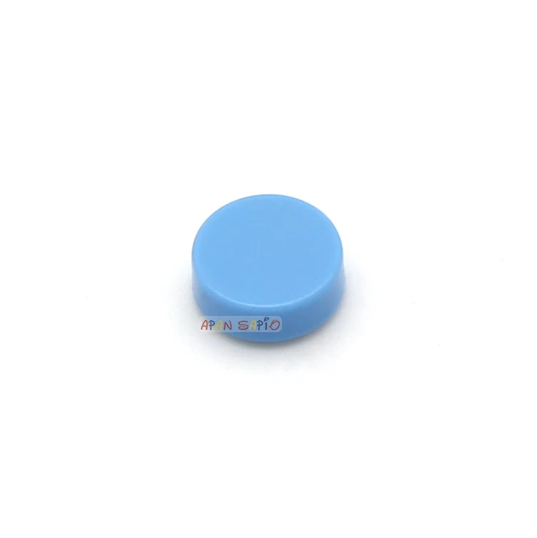 100 stücke Fliesen 1x1 Runde DIY Bausteine Ziegel 33 Farbe Pädagogisches Kreatives Spielzeug für Kinder Größe Kompatibel mit 98138