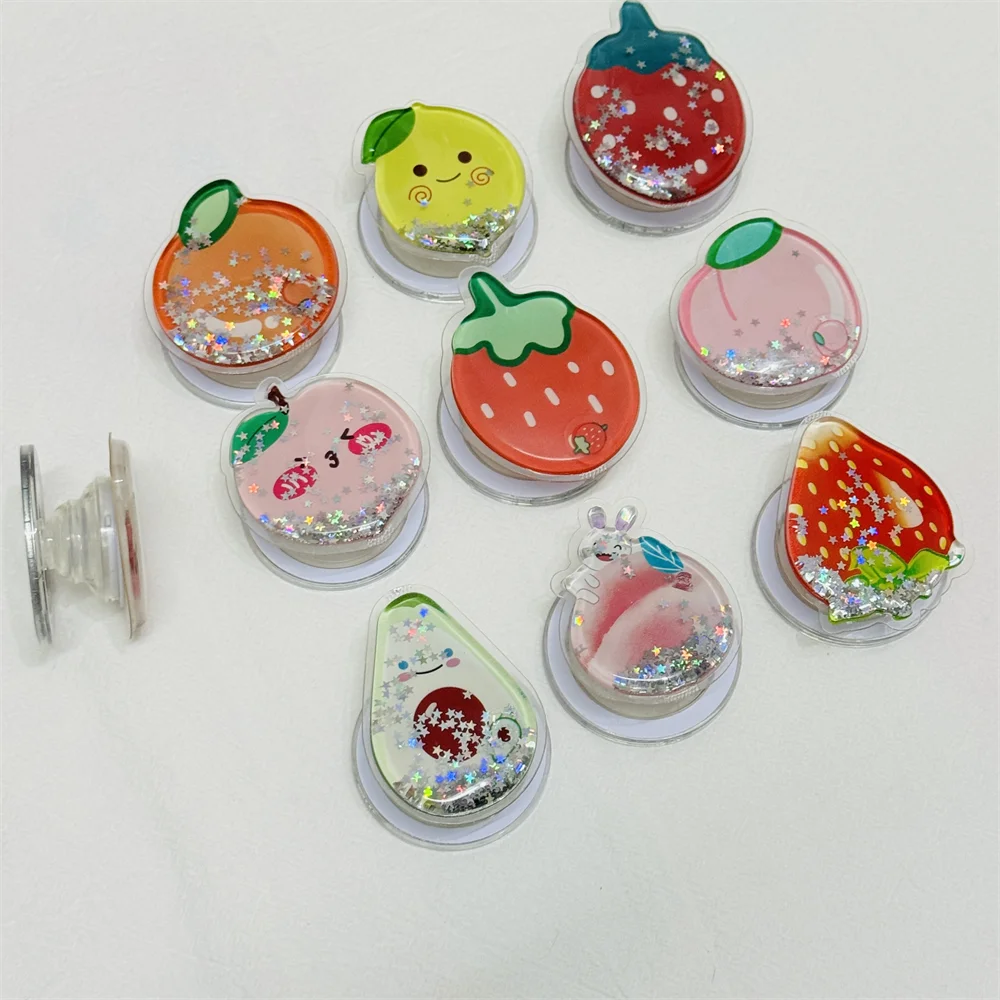 

INS Cute Strawberry Peach Shaped Magnetic Bracket Phone Stand with Scalable and Rotating FeaturesVery Beautiful and Practical