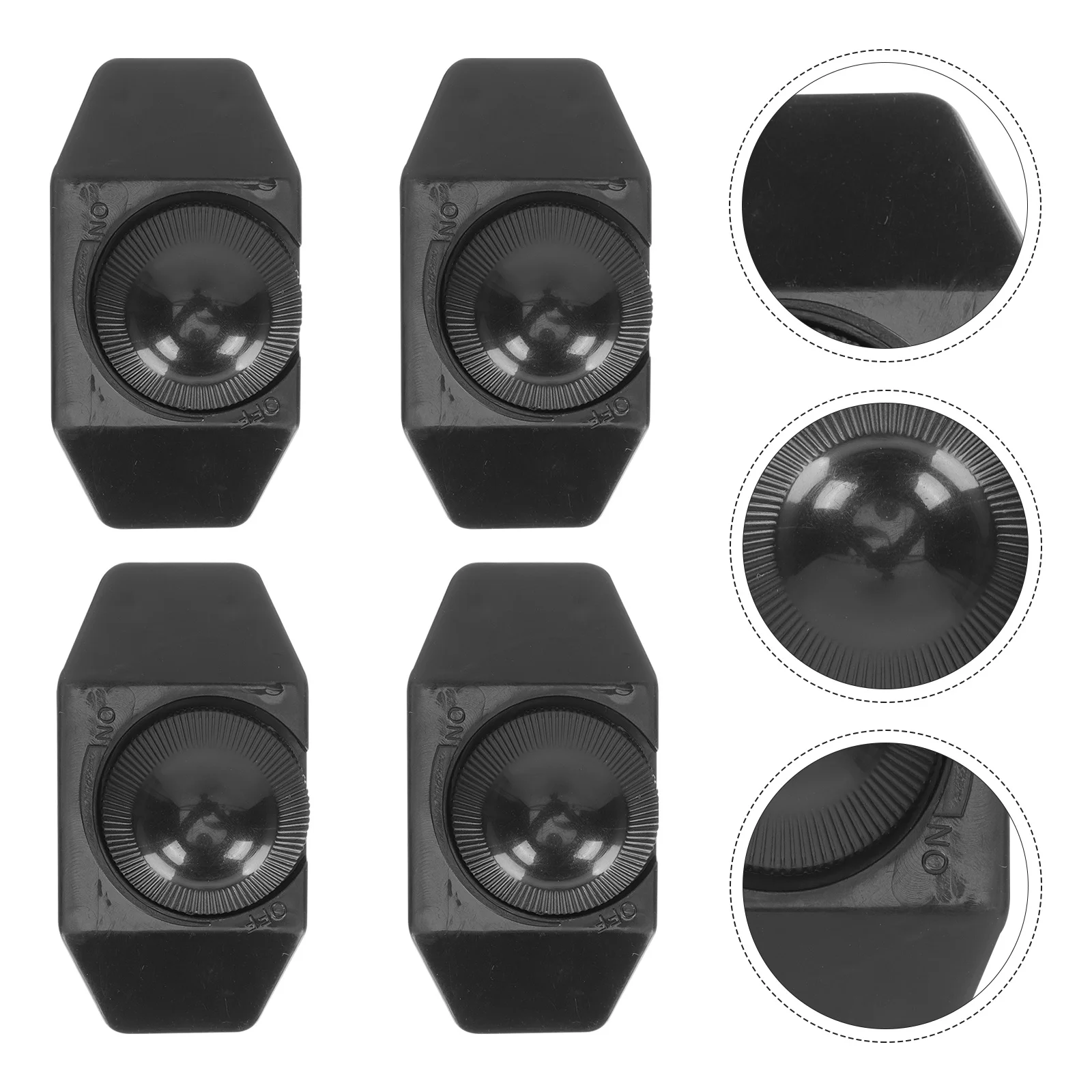 

4Pcs Table Lamp Dimmer Control High Quality Build Compact Design for Desk Light Brightness Adjustment Reliable Lamp Dimmer Knob