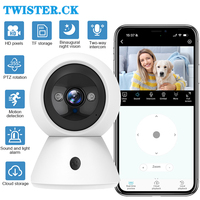 Monitor Camera Visual Doorbell WIFI Wireless Infrared Night Vision Camera With Two-way Voice Intercom APP Real-Time Monitoring