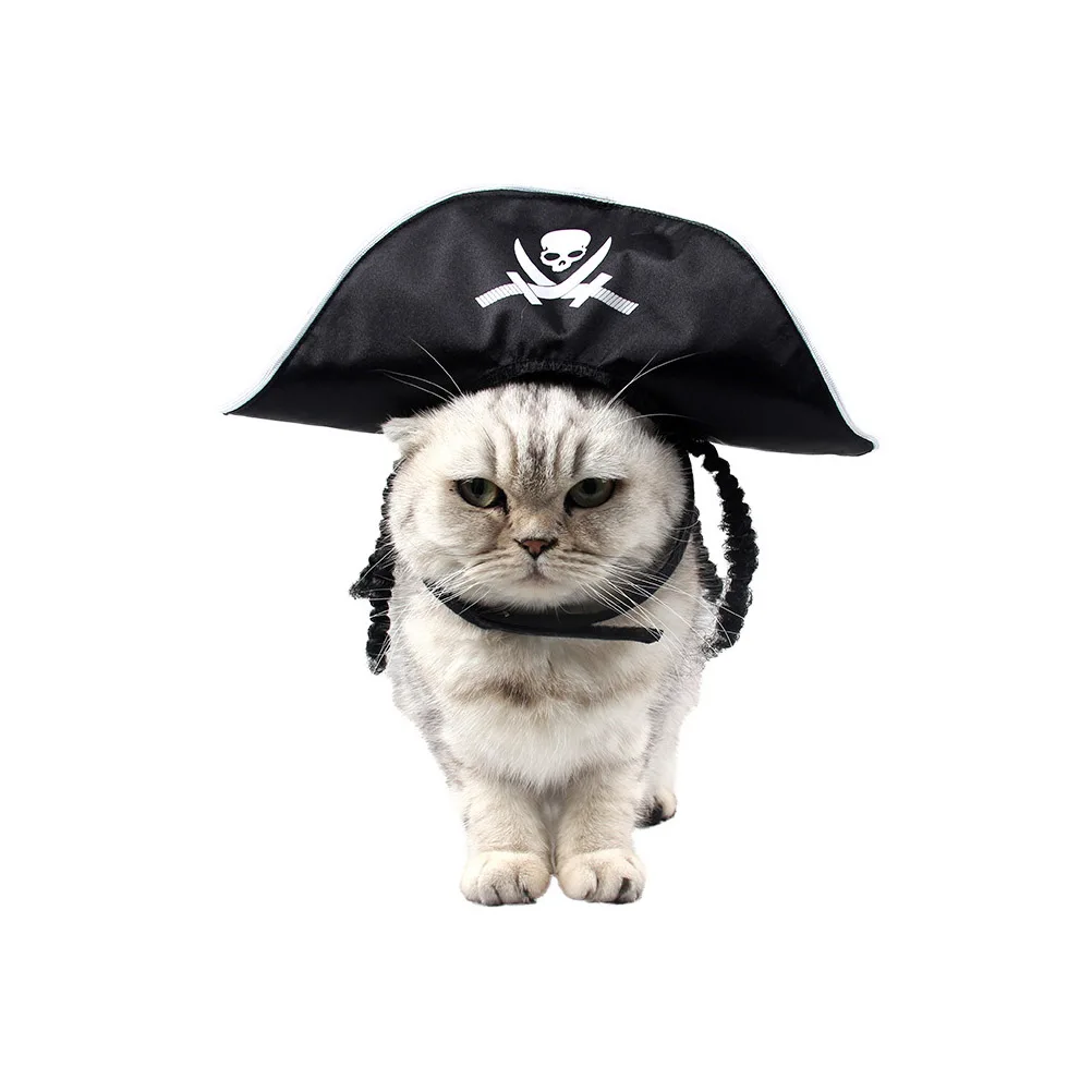 

Hat Pet Hood for Halloween Hats Dog Cosplay Props Has