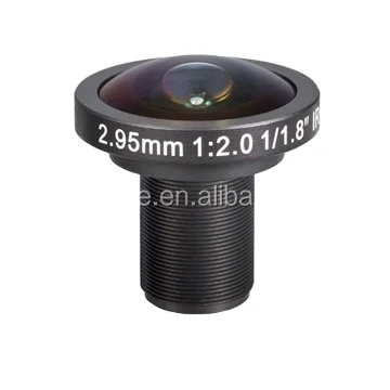 

Hot 2.95mm 1/1.8" Megapixel IR Wide Angle 178 Degree Lens High Quality