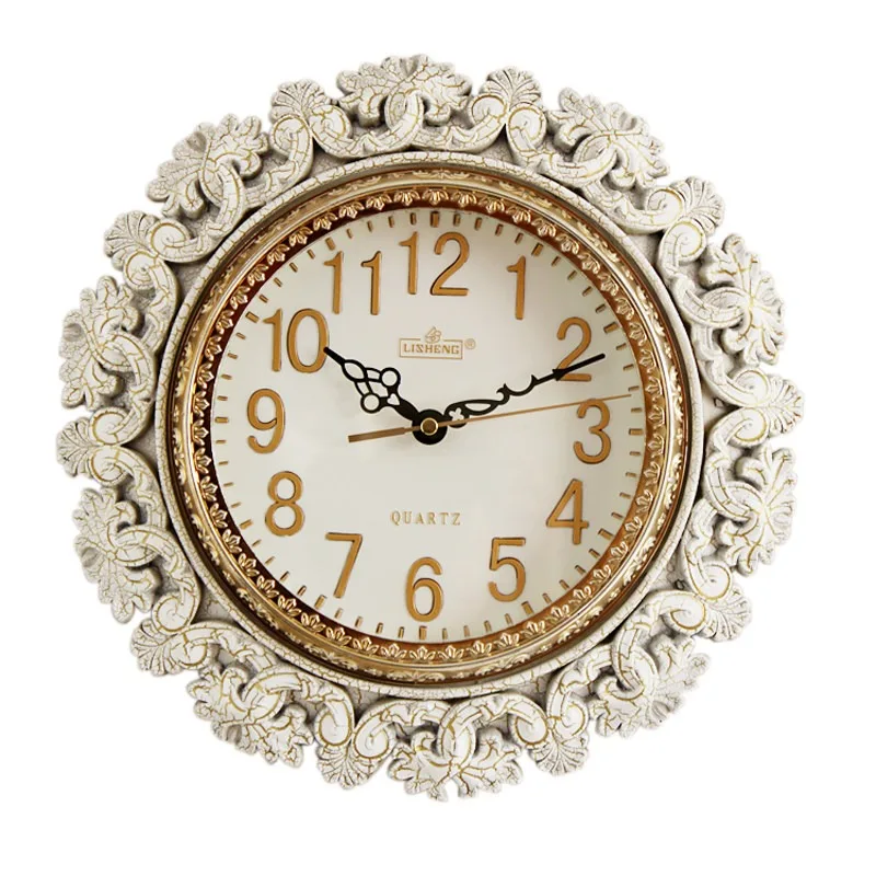 

Ретро-часы круглой формы, современные настенные часы для гостиной, бесшумные кварцевые часы для спальни.