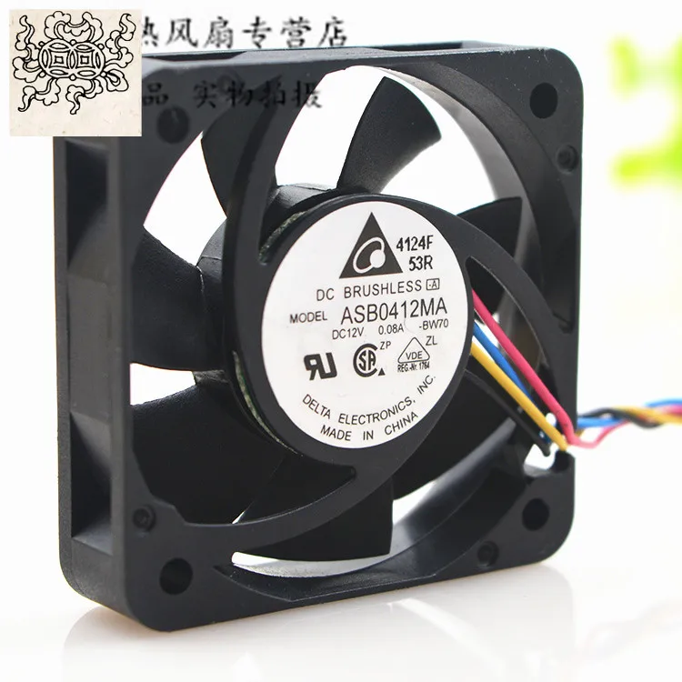 

Ltsf For Delta Electronics ASB0412MA DC 12V 0.08A 40x40x10mm 4-Wire Server Cooling Fan