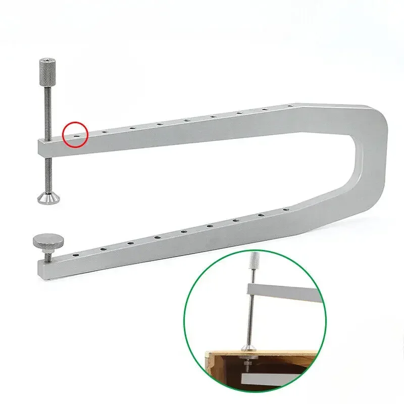 

Hot-selling products-Guitar Panel Cracked Heart Deep Throat Clamp Bridge Bridge Glue Opening Repair Bonding Fixture Repair Tool