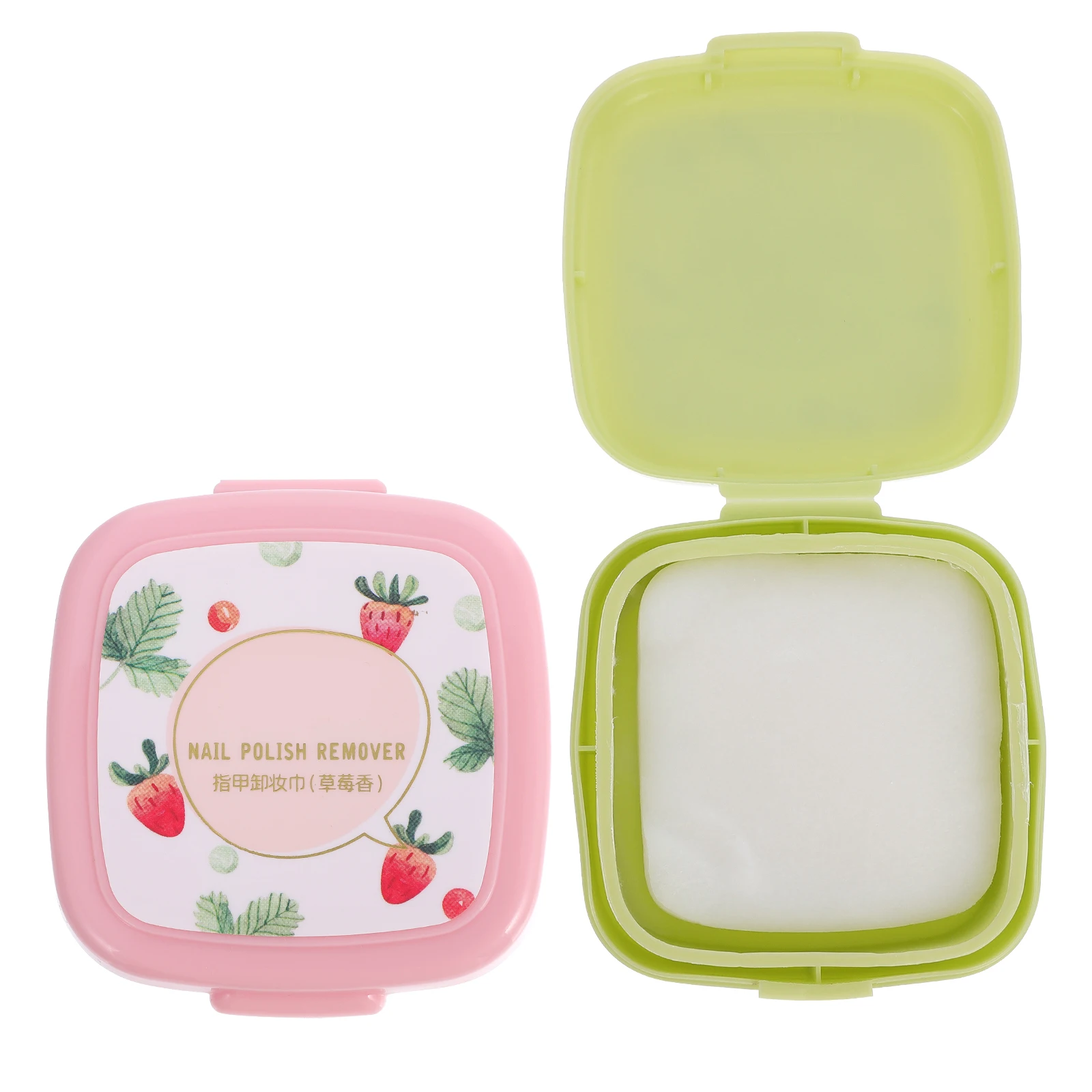 

80 Pcs Remover Towels Cotton Wipes Plastic Nail Cleaning Pad Pads Manicure Accessories Gel Polish Cleaner Home Salon Use