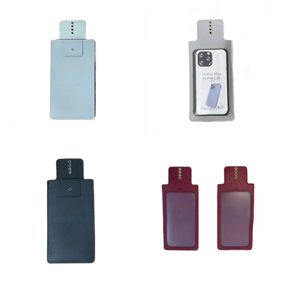 

100pcs PU Leather Anti Camera Phone Bag No Photo Mobile Phone Security Pouch