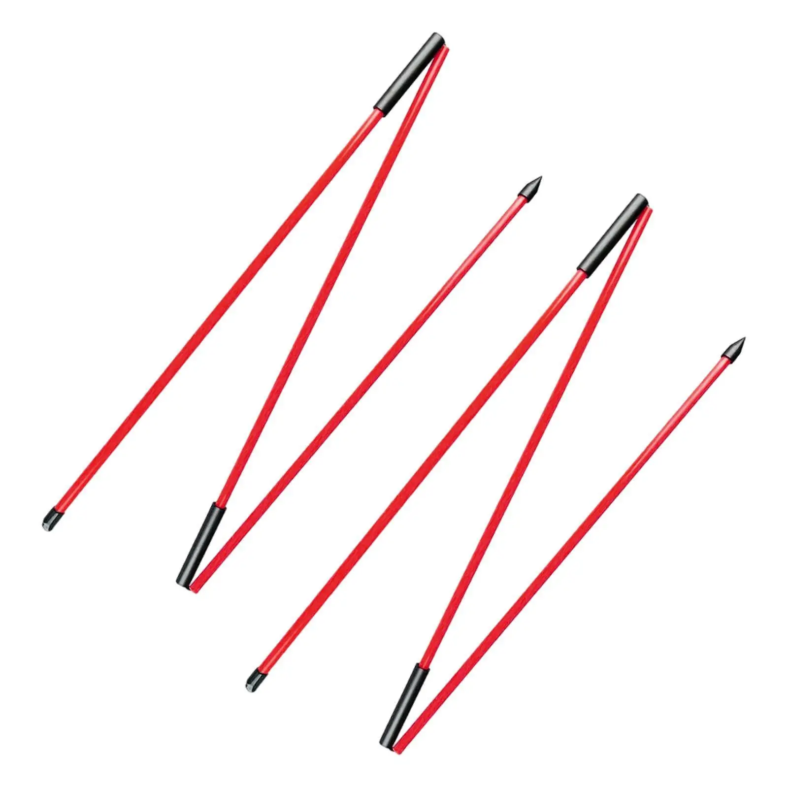 Golf Training Equipment Alignment Rods Swing Path and Setup Guide Lightweight Fiberglass Practice Tool for Driving Range