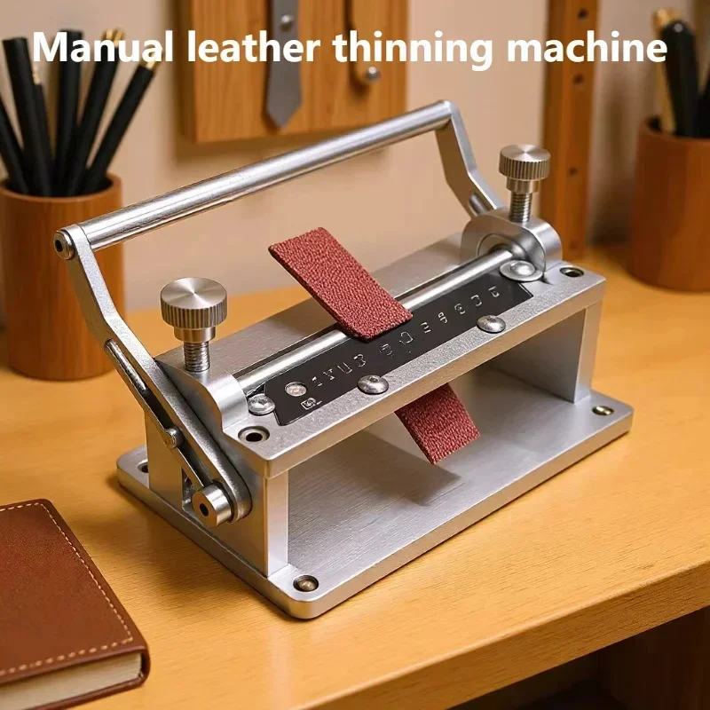 Leather Scraper Thinning Machine Manual Cowhide Soft Hard Horse Butt Vegetable Tanned Waistband Evenly Cut Tool