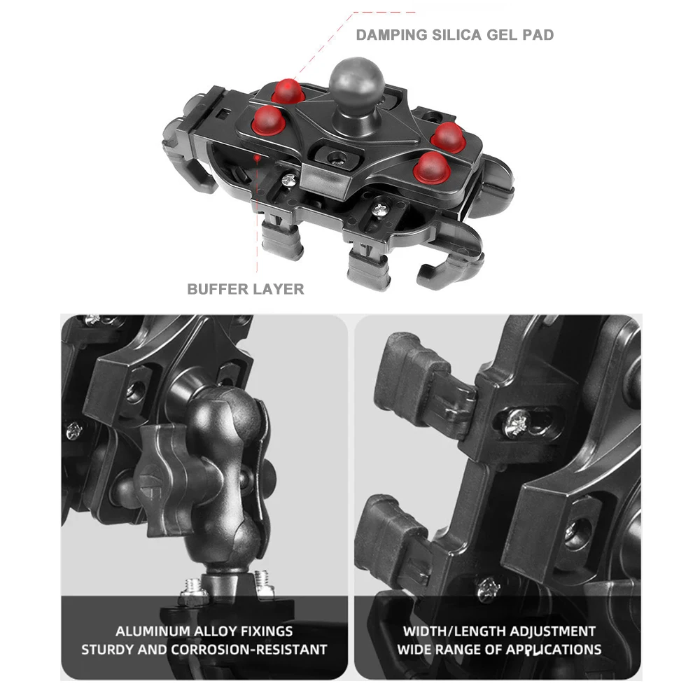Motorcycle Phone Mount Non-Slip Pad Anti-Rust Anti-Shake Holder For Honda Monkey125 Z 120 125 DAX125 Monkey Z125 Z120
