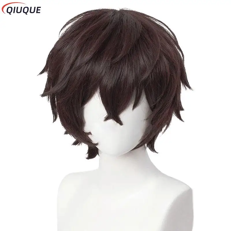 Armed Detective Agency Osamu Dazai Cosplay Costume Wig Men Women Anime Suit Out… - Image 6