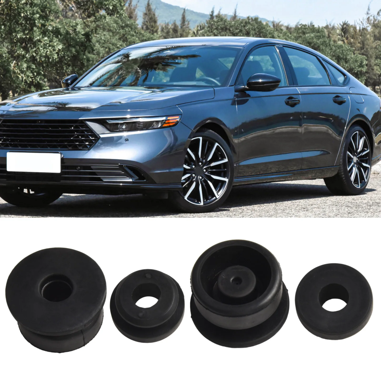 

Резиновые втулки радиатора для автомобильного радиатора, антикоррозийные, простые в установке, недеформируемые для CRV, Civic