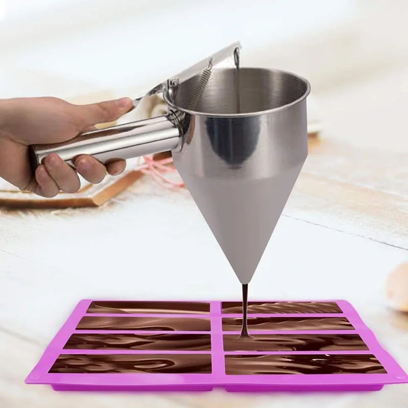 8 تجويف مستطيل جرانولا بار قوالب السيليكون التغذية الحبوب بروتين الطاقة بار الشوكولاته زبدة كعكة رغيف الخبز مقلاة خبز