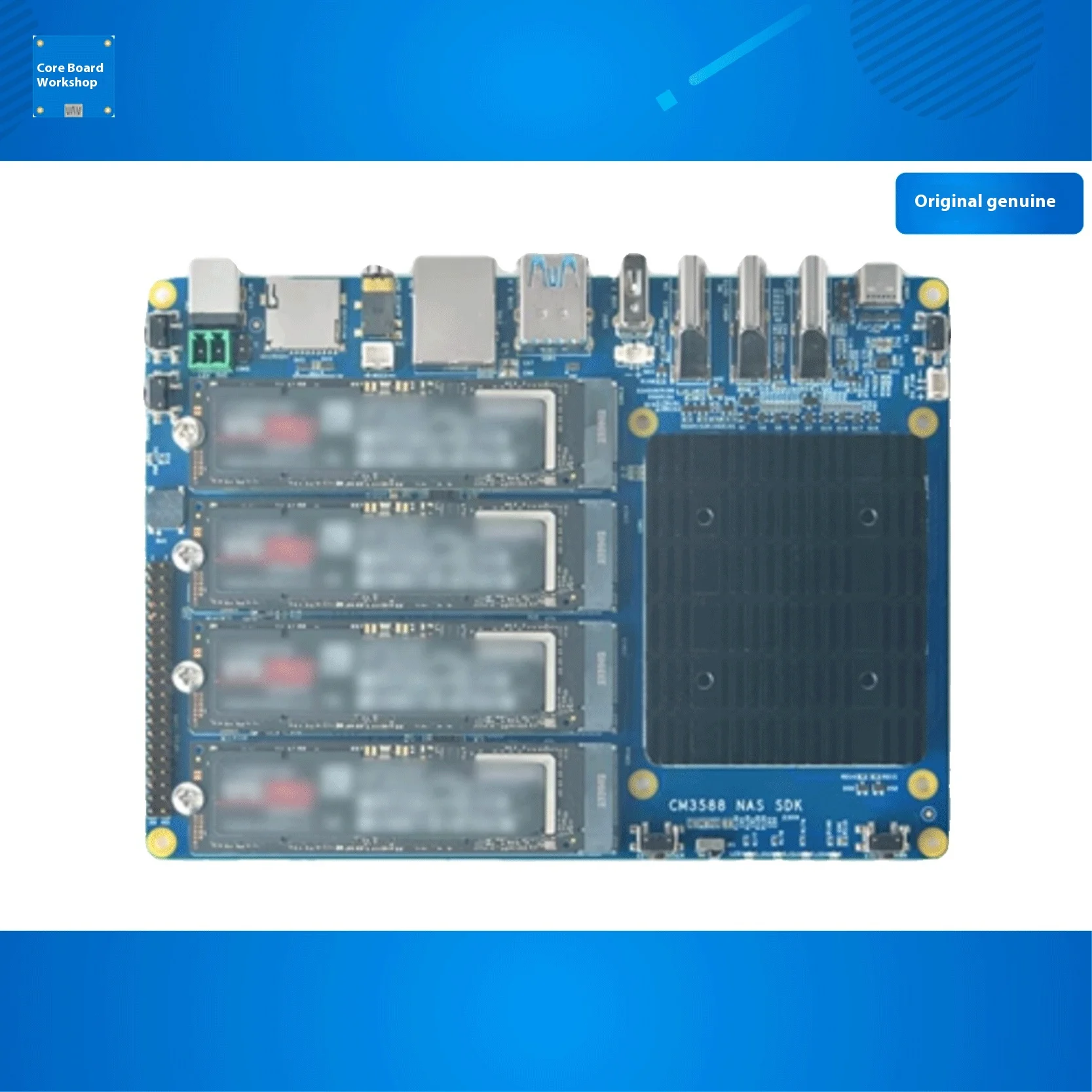 FriendlyELEC CM3588 Core Board Kit 2.5G Rockchip RK3588 CPU Development Board 4xPCIe3.0 4K/8K CM3588 NAS SDK Kit 4 NVMe HDMI IN