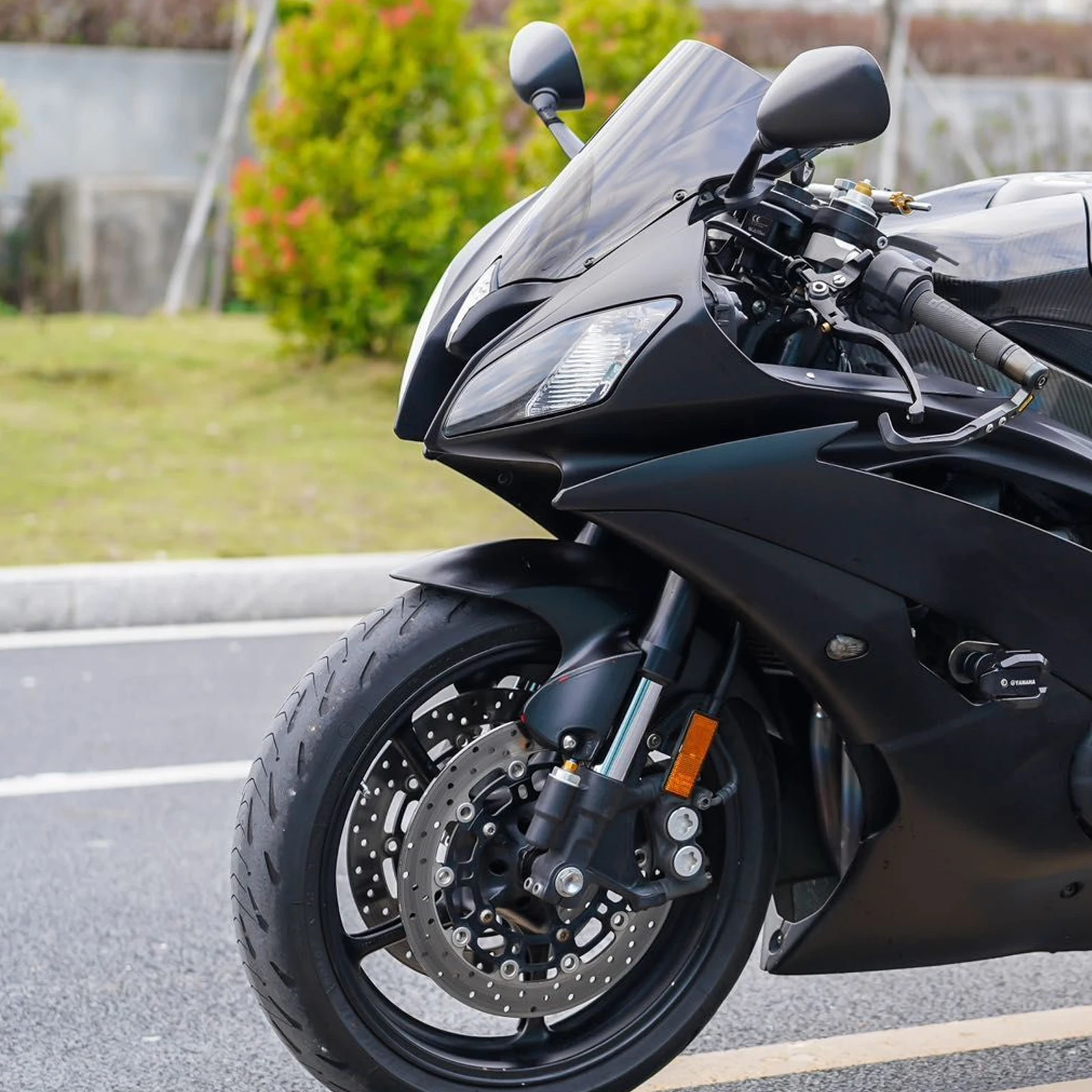 Motorcycle Fairing For Yamaha YZFR6 YZF-R6 R6 2006-2016 ABS Carbon Fiber Front Fender Splash ABS Carbon Fiber Color 2