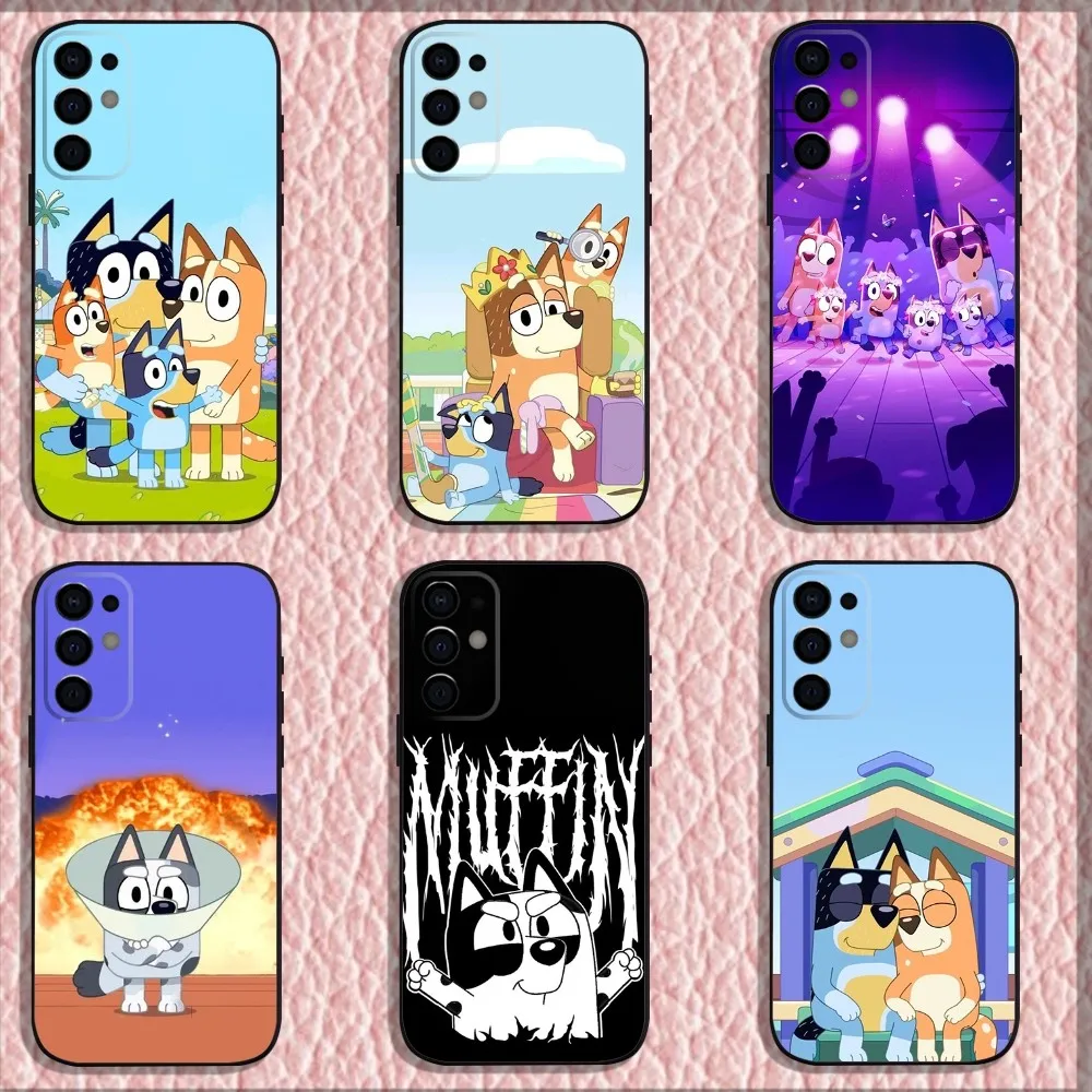 

Anime Cartoon Blue-yS-B-Bingo Phone Case For Samsung S24,S21,S22,S23,S30,Ultra,S20,Plus,Fe,Lite,Note,10,9,5G Black Soft Shell