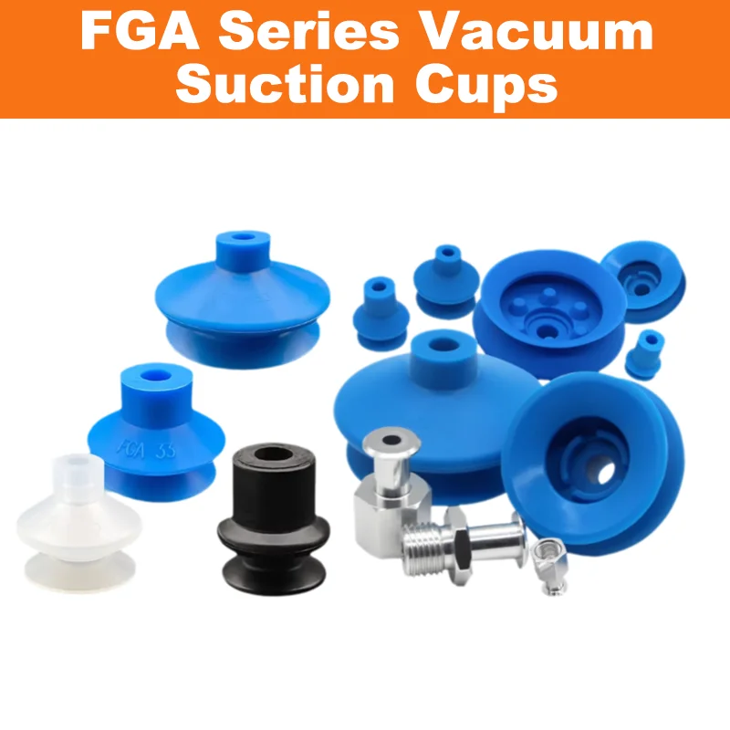 

5pcs FGA Series Vacuum Suction Cups, corrugated vacuum suction cup nozzle FGA11/14/16/20/22/25/33/43/53/78