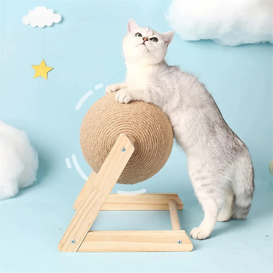 Madden Cat Toy Sisal Cat Claw Ball Wear Resistant Cat Claw Board Upright Scratch Resistant Relief Cat Claw Sharpener Pet Product