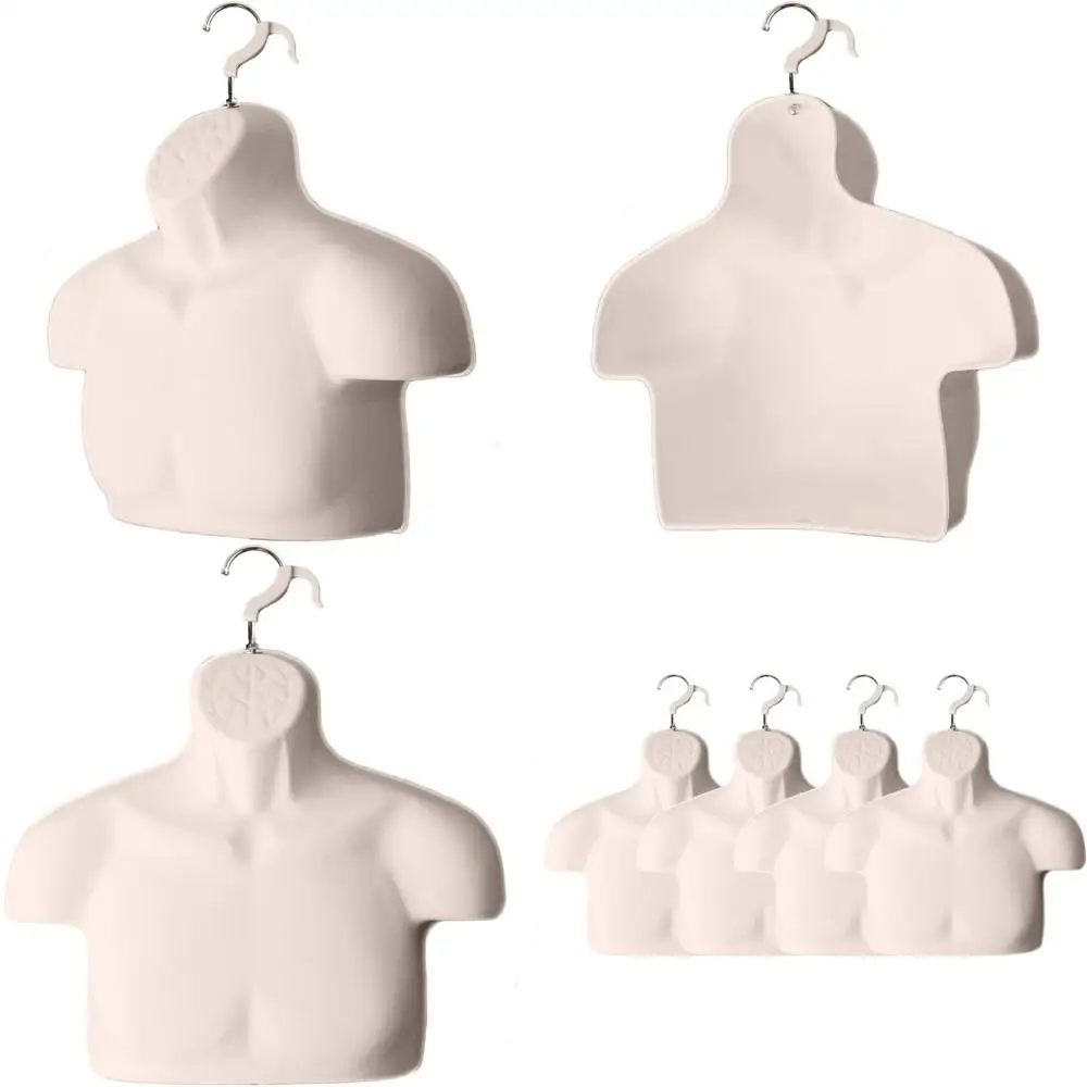 

Набор из 4 мужских манекенов размера S-M, с полым грудным отделом и спинкой, изготовленные методом литья пластмассы под давлением, с крючками для подвешивания