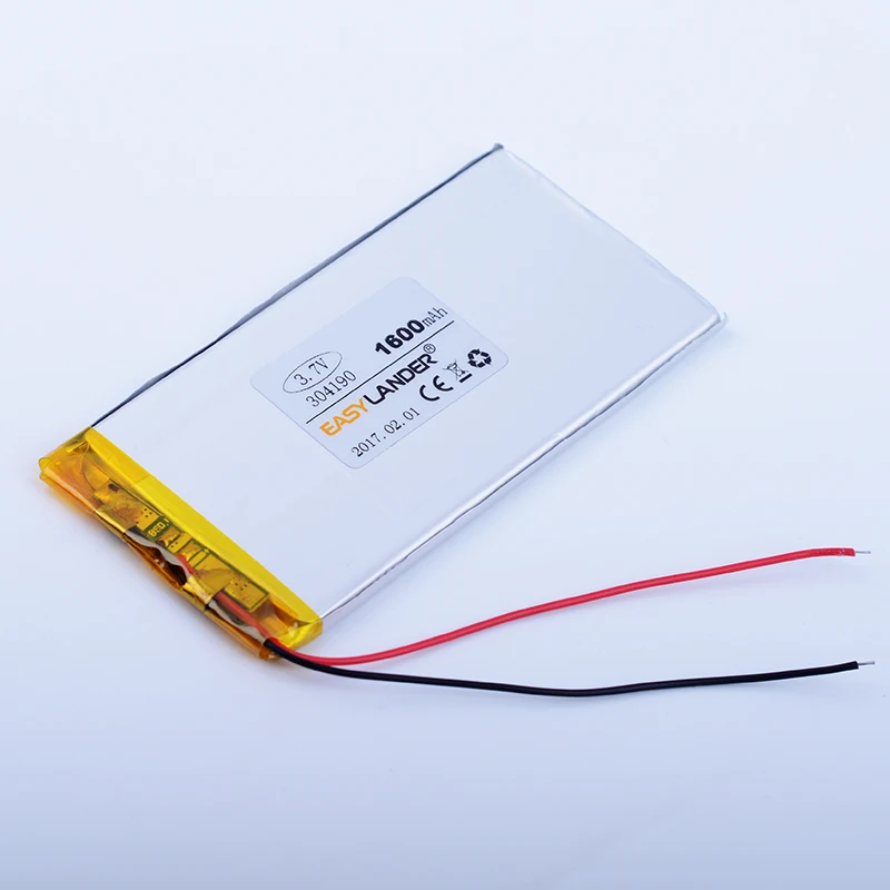 XWD 304191P 3.7V 1600MAh Li-polymer Pin Li-ion Cho Trung Quốc Nhân Bản S6 S9600 MTK Thông Minh điện Thoại 304190 904192 KEBE A5