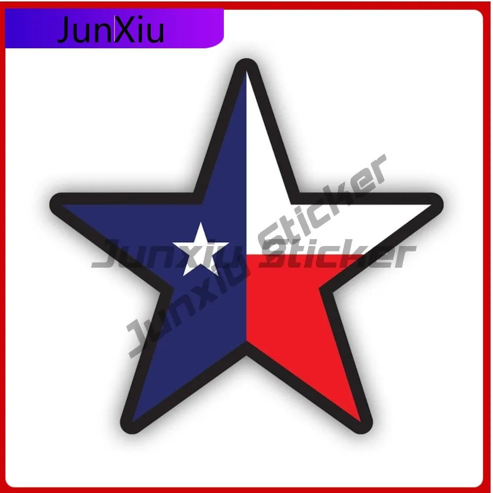 

Texas Flag Star Scratch Resistant Fade Resistant Sport For Car Body Bumper Motorcycle Easy Apply No Residue Decal Weather