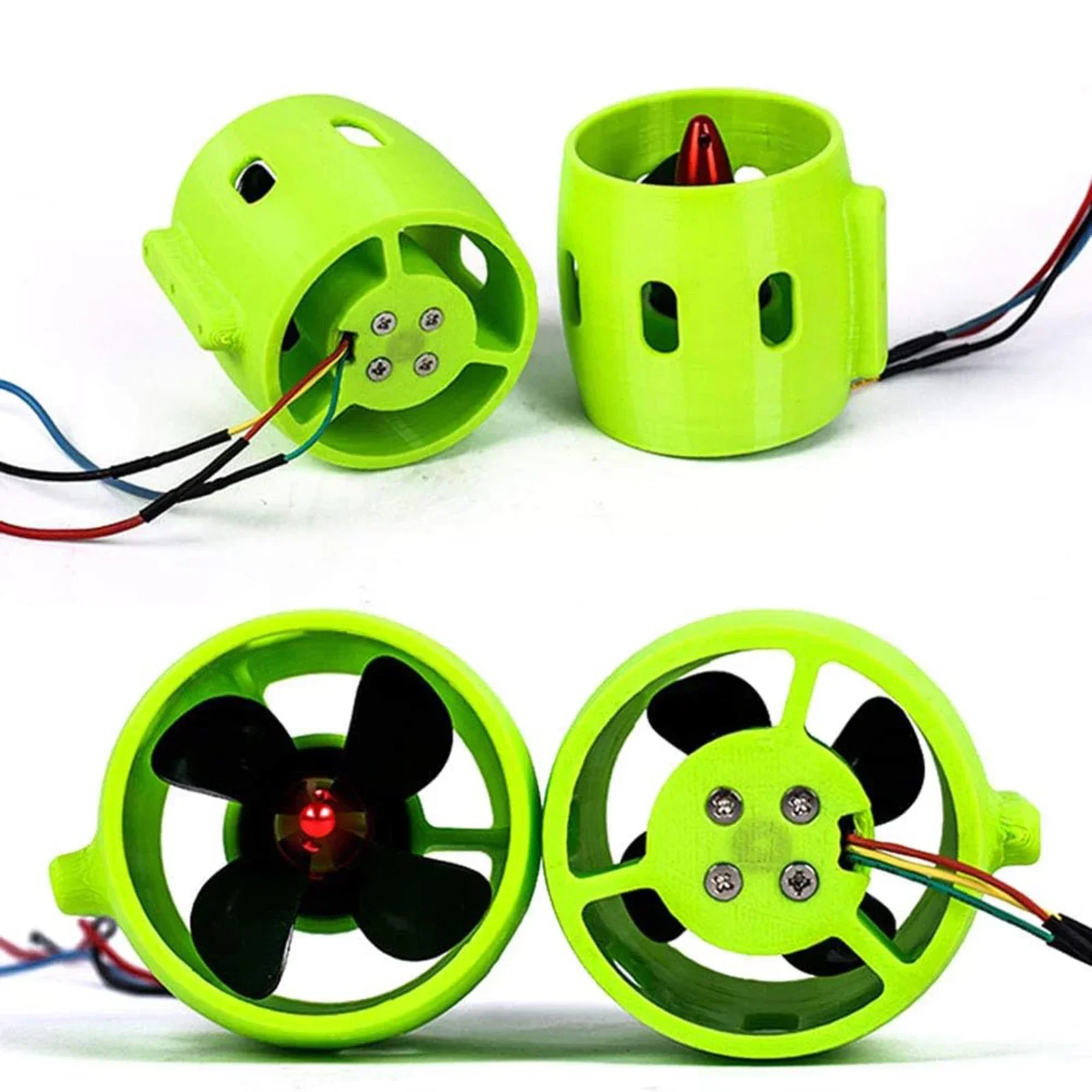 12-24V Ship Underwater Thruster With Brushless Motor 4 Blades Propeller Propulsion For RC Bait Tug Boat