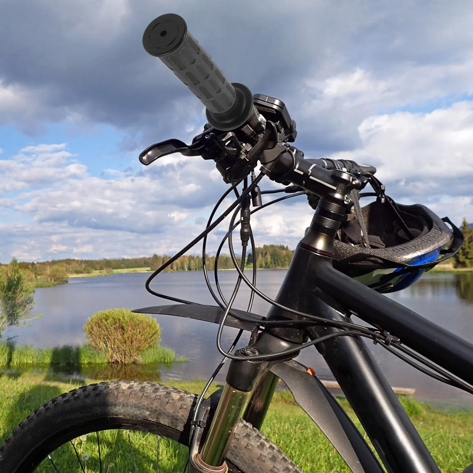 

8pcs Anti-Skid Mountain Bike Handlebar Grips Comfortable Shockproof Cycling Covers Outdoor Bicycle Accessories