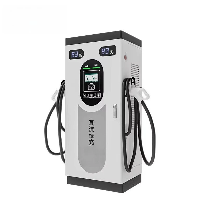 80KW Floor Mounted DC EV Charging Pile  for Public Parking Lot