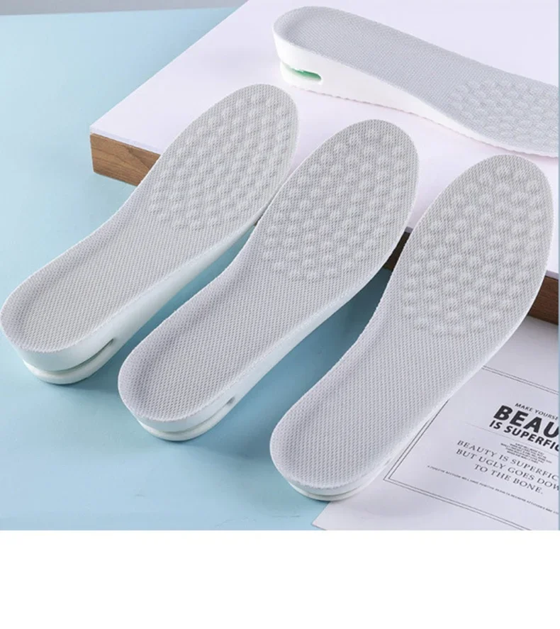 Höhe erhöhen Einlegesohle für Füße Komfort Plantarfasziitis Schuhe Einlegesohlen Männer Frauen Tennis Turnschuhe Luft stoßdämpfende Schuh Pads – Detail 16