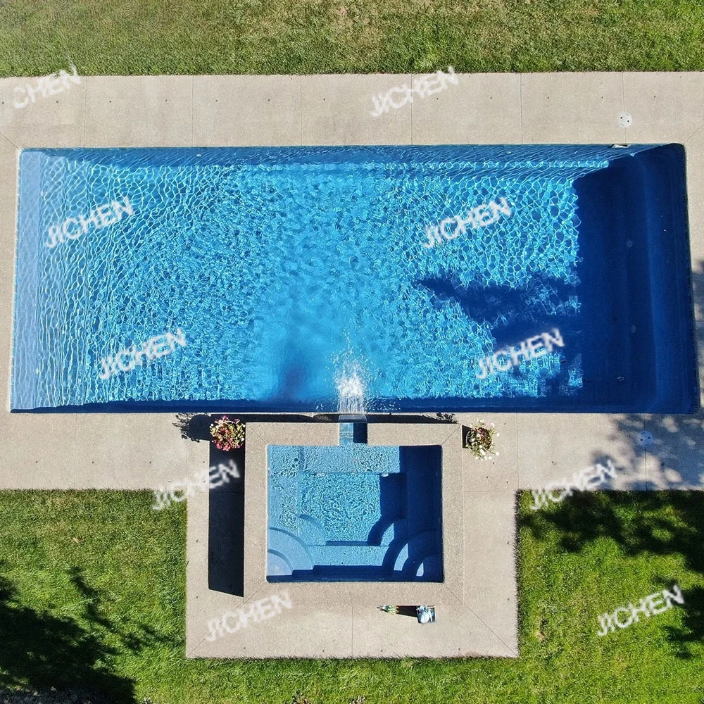 

DepositCustom Underground Fiberglass Pool Enclosed 40-Foot Residential Modern Outdoor Pool