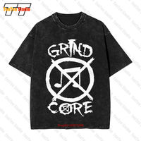 Grindcore Anti Music Official Vintage Oversized T-Shirt Terrorizer Pig Destroyer Nasum QFOS