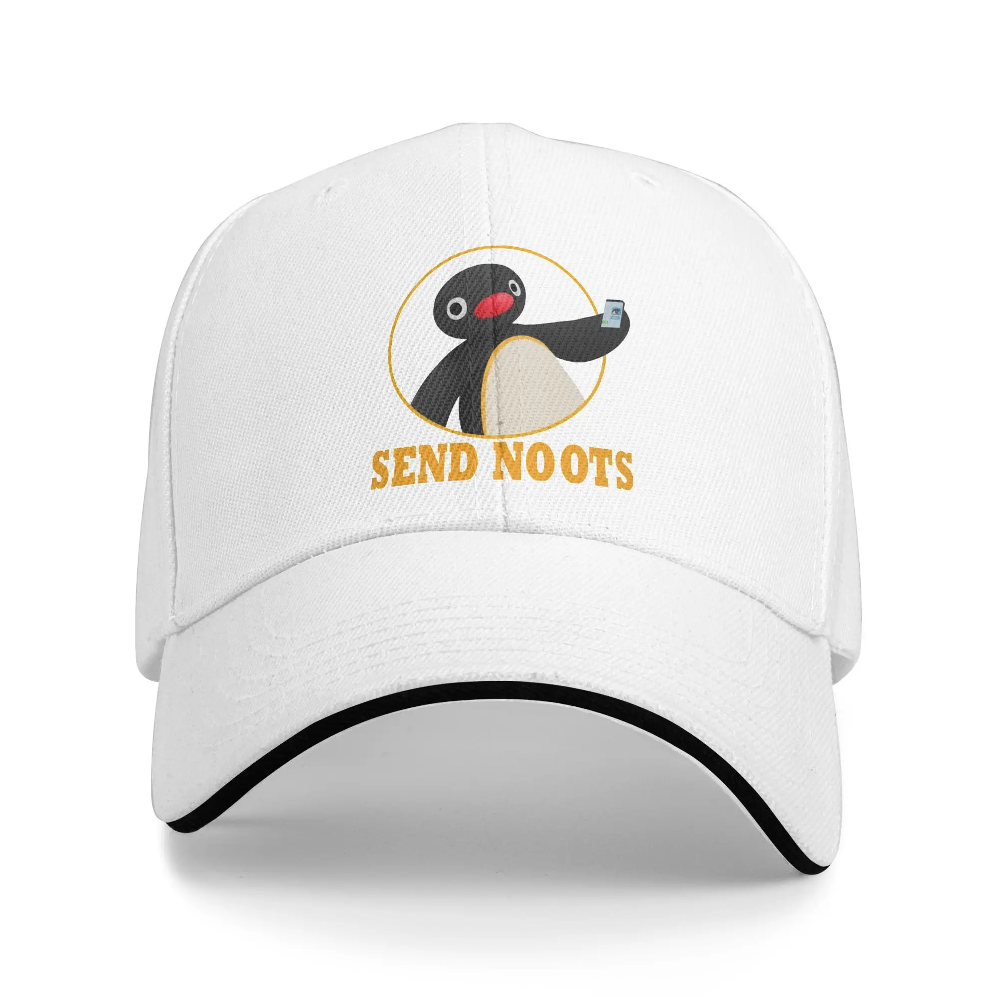 

Бейсбольная кепка Noot Noot Pingu y2k в стиле ретро для женщин и мужчин, шляпы в стиле хип-хоп, солнцезащитный козырек с принтом, кепка Snapback для пешего туризма, рыбалки, подарок на день рождения