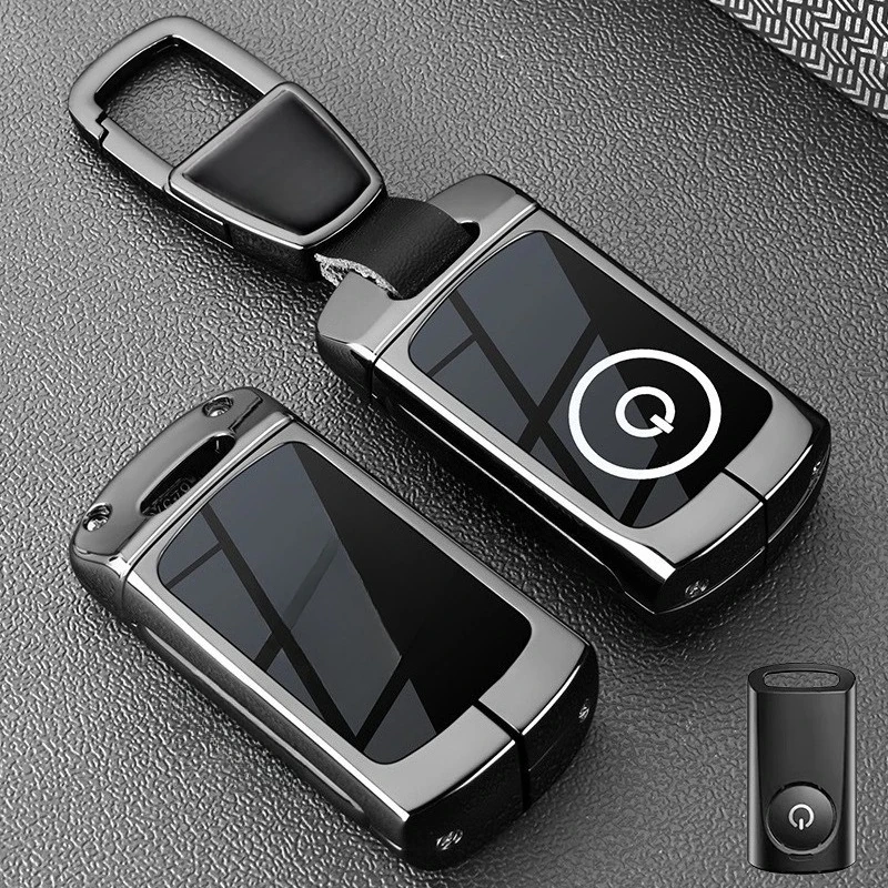 Protective Zinc Alloy Key Cover Case for YAMAHA Nmax155/XMAX300/Aerox/Jauns/Nvx - Motorcycle Key Shell Keybag Keychain