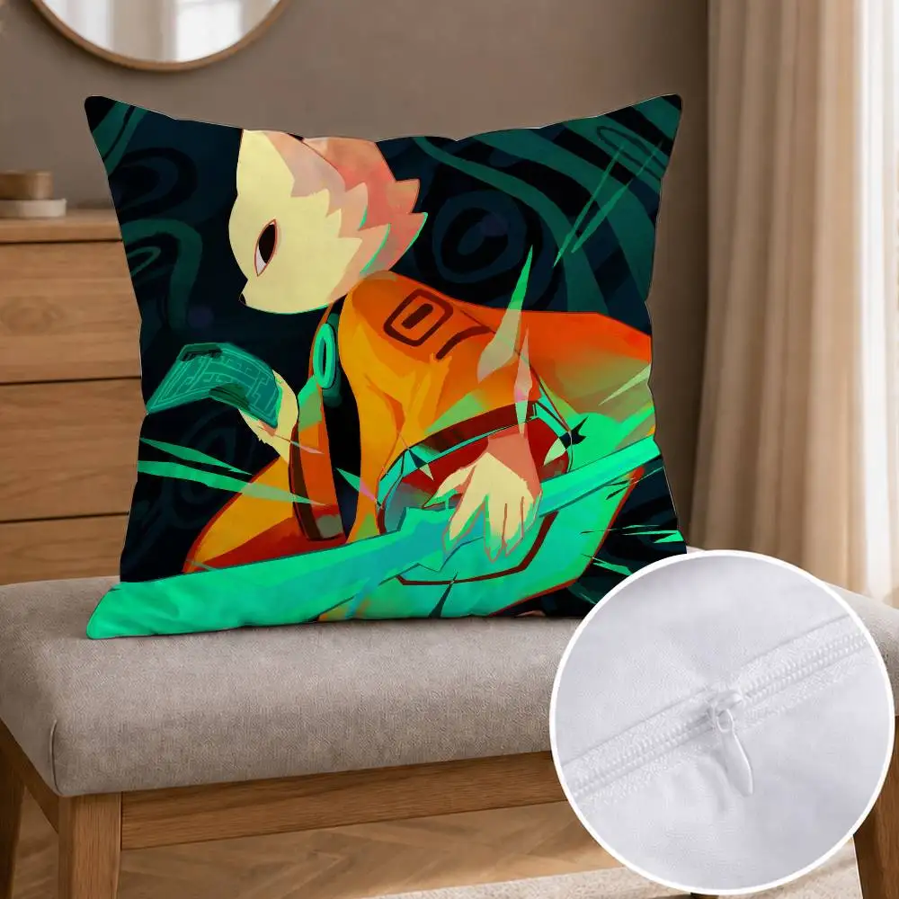 Game N-Nine S-Sols Cute Yi  Double-sided Printed Square Decorative Cushion Cover for Sofa Living Room Home Decor