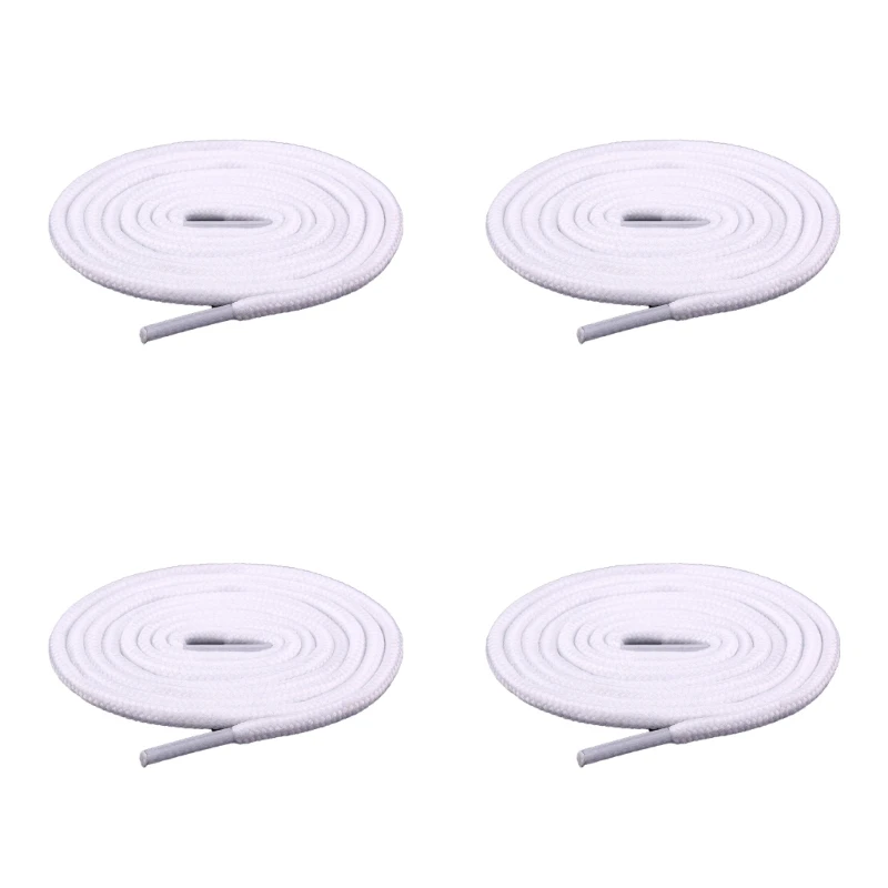 340D 4Pcs Multipurpose Round Shoe Laces for Sneakers and Athletic Shoes Strings