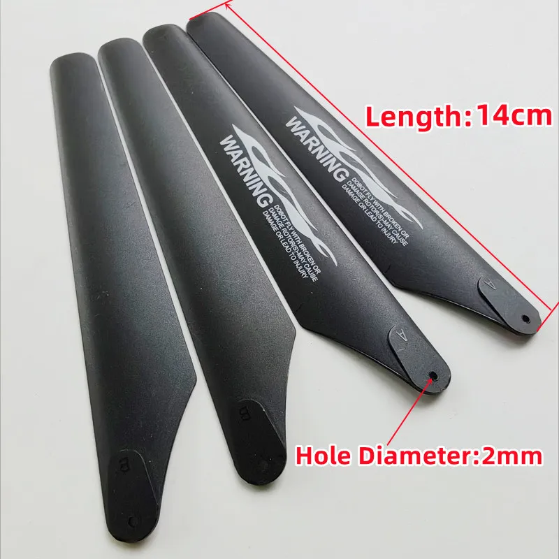 140mm 14cm 2mm Main Blades Props Rotors A B Fan Paddles For R/C SYMA S032 S032G Helicopter Airplane Spare Parts Accessories