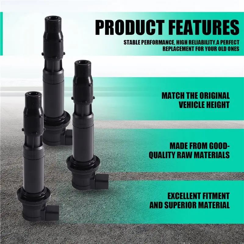 For Triumph Daytona 955I 675 Speed Triple Sprint GT RS ST Tiger 800 1050 1200 Compatible 3Pcs F6T573 Ignition Coils - view 2