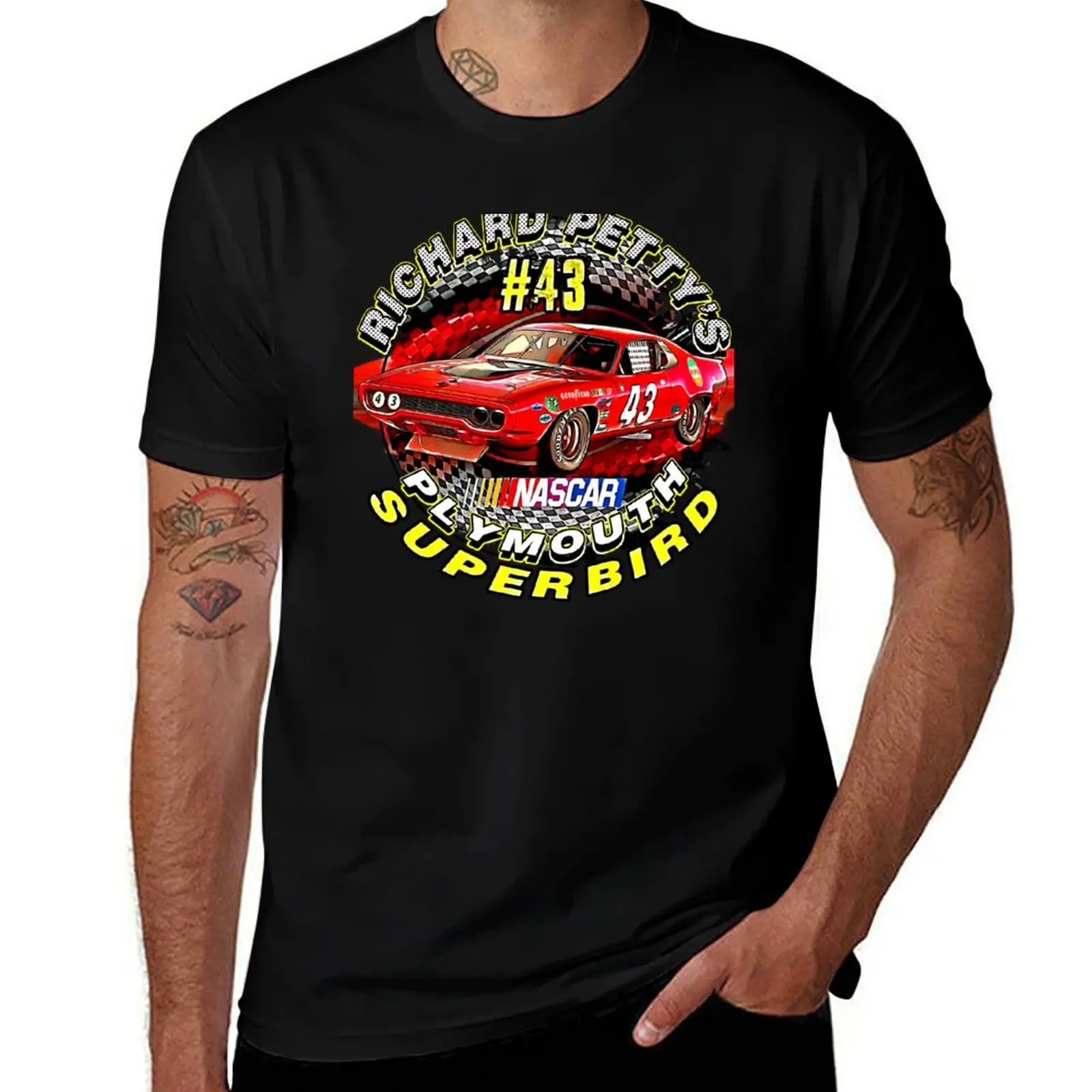 

NASCAR Richard Petty's #43 Plymouth Superbird 1970 Vintage Racing Car T-Shirt new gifts and t-shirts t shirt men