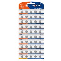 50PCS PKCELL AG13 Alkaline Button Coin LR44 A76 357 357A LR1154 SR1154 SR44 1.55V Alkaline Battery For Remote Control Led Lights