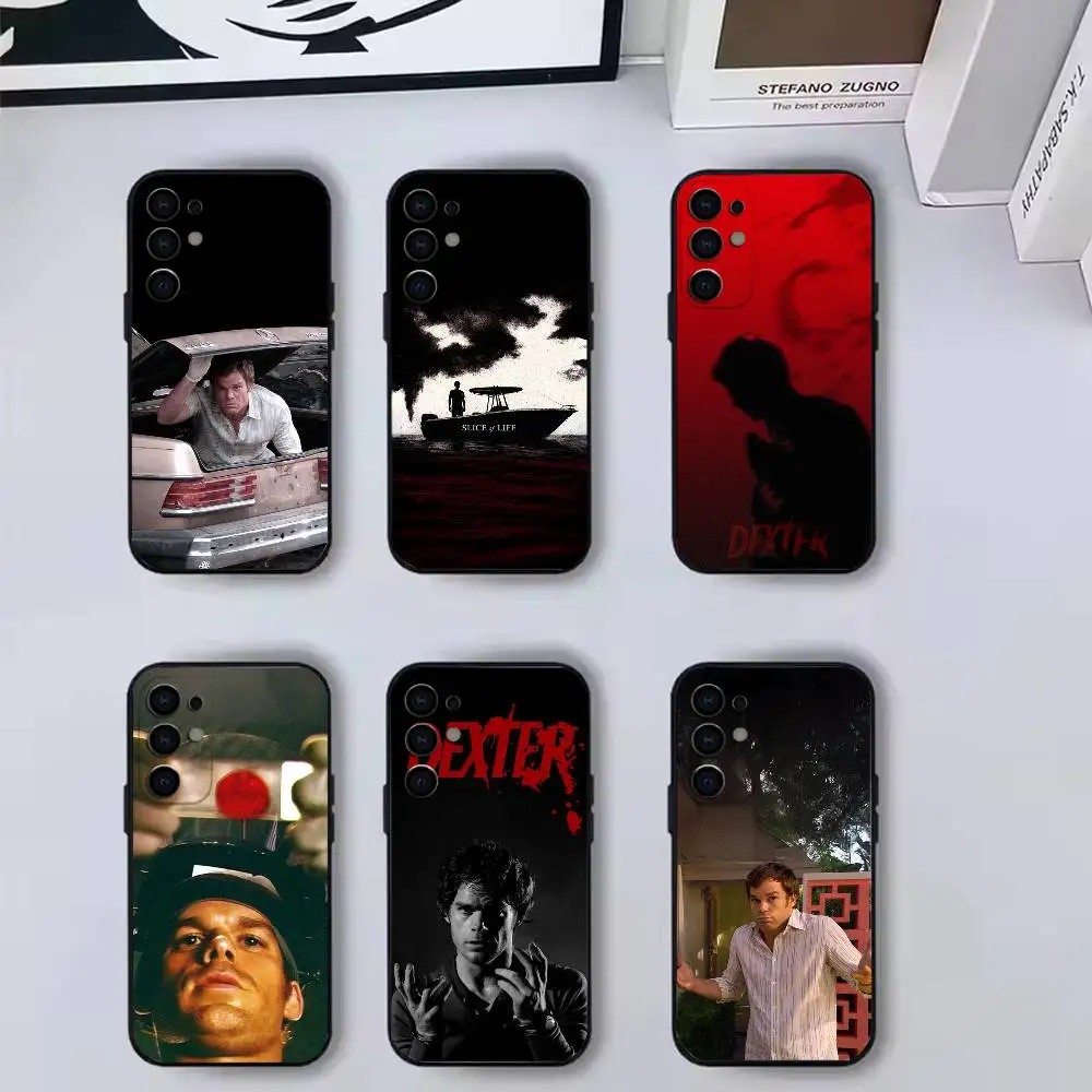 Movie D-Dexter Morgan  Phone Case For Samsung S25,S24,S21,S22,S23,S30,Ultra,S20,Plus,Fe,Lite,Note,10,Black Cover