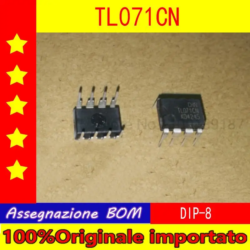 10pcs/lot TL061CN TL062CN TL071CN TL072CN TL081CN TL082CN  DIP-8 Operation buffer amplifier chip