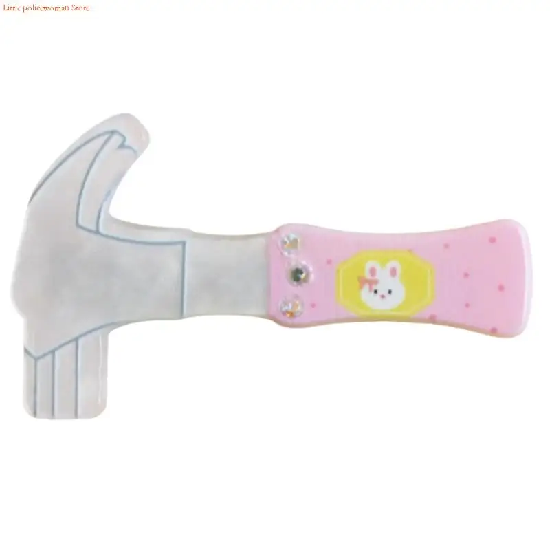 F92D Funny Hair Clips Creative Ruler/Hammer Alligators Hairclip Duckbill Hairpins Fancy Hair Barrettes Hair Accessories Gifts