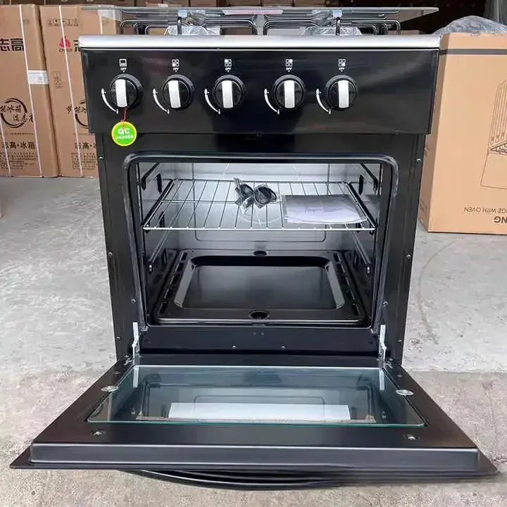 Gas Stove 4 Burners Kitchen Family Baking Cooking Appliances Gas Range Free Standing 50L Oven with Grill Four Burners Gas Stove