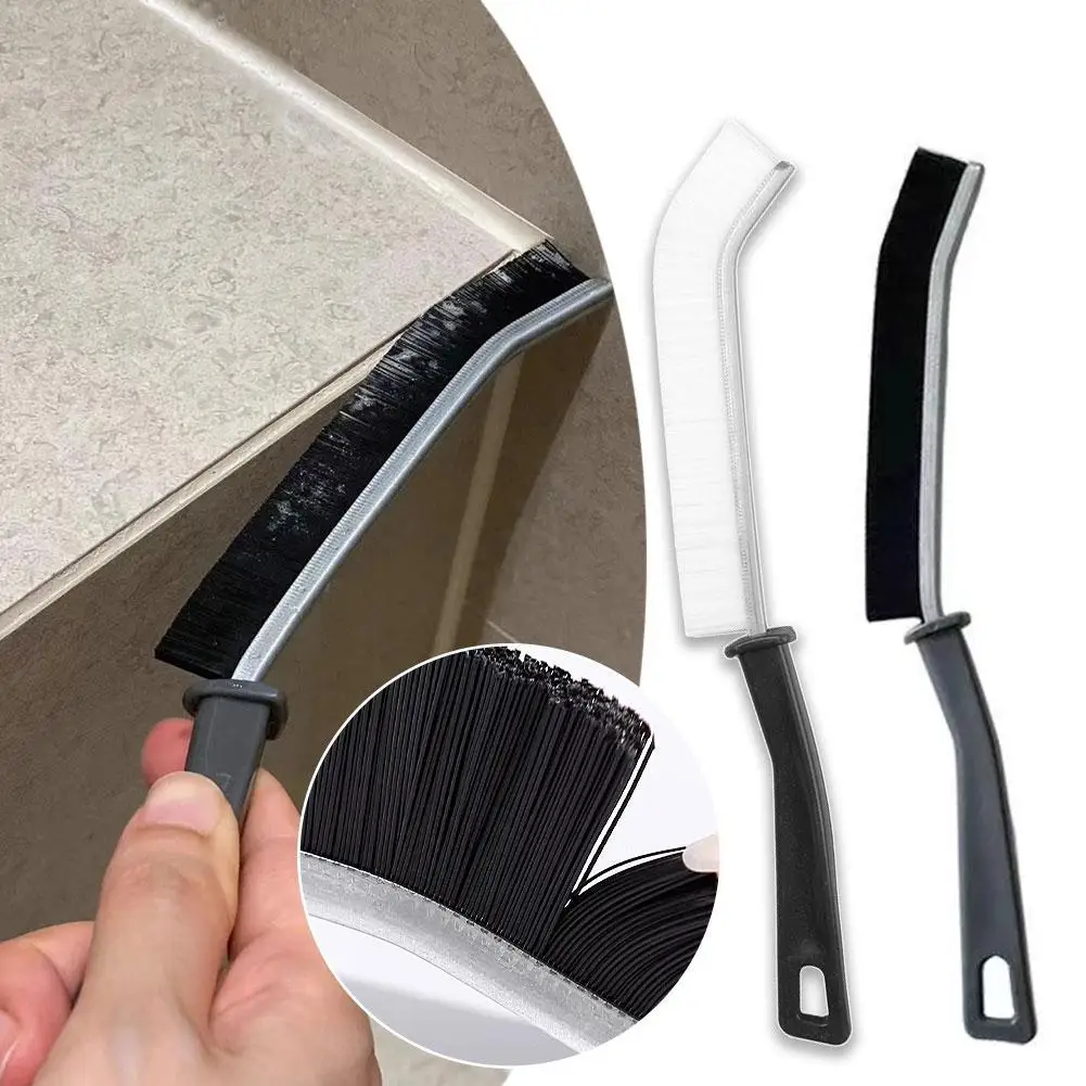 Household Cleaning Brush Long Handle Grout Hard Bristle Cleaner Brush For Tile Joints Dead Angle Shower Floor Lines