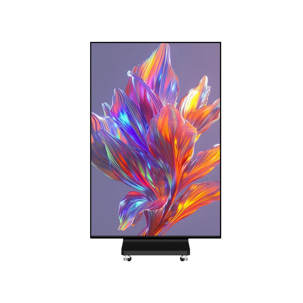Foldable Double Sided Seamless Splicing Indoor LED Standing Poster Screen