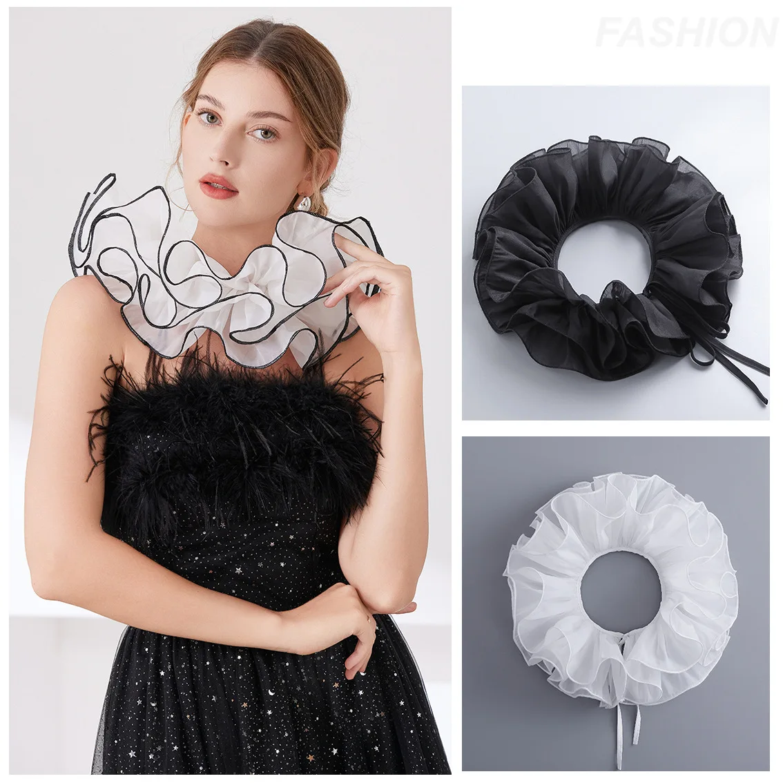 elegante-gola-falsa-de-tule-com-babados-em-camadas-decoracao-de-pescoco-para-camisa-blusa-acessorio-de-vestuario-para-festa-e-cosplay