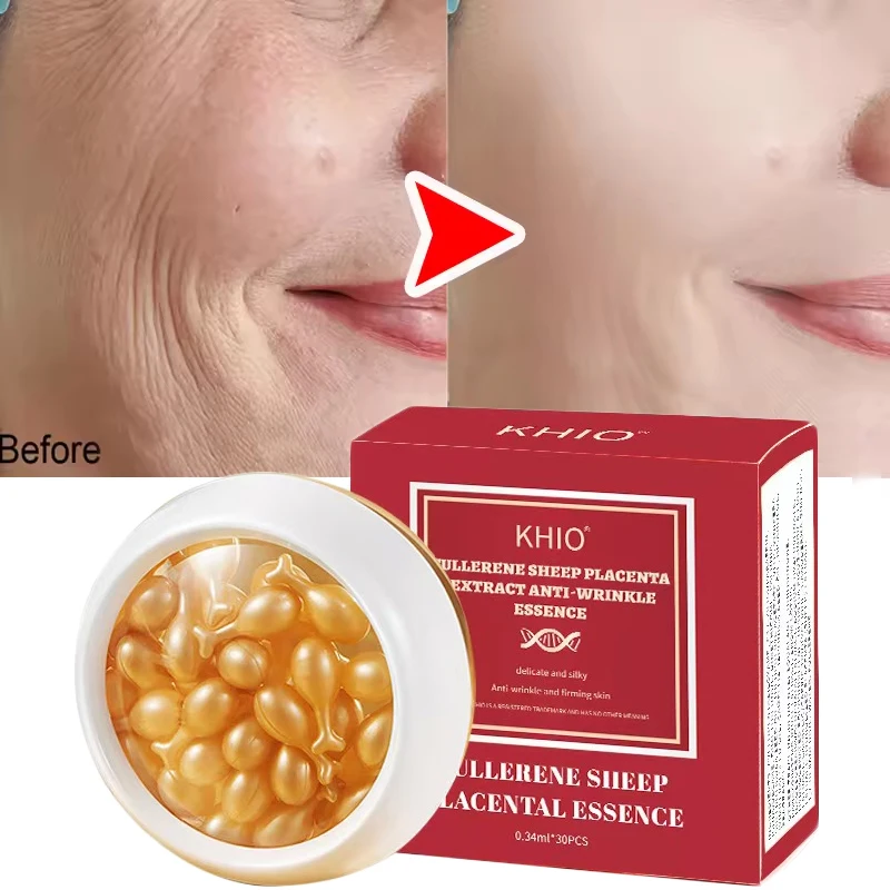 

30PCS Collagen Face Care Capsules Serum Spot Acne Wrinkle Remover Firming Whitening Hyaluronic Acid Essence Skin Care New style