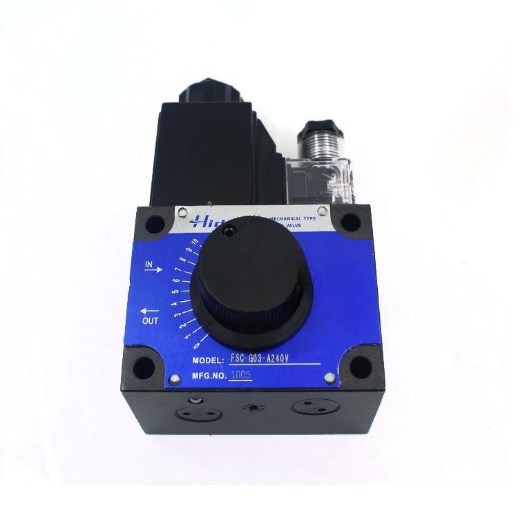 Electromagnetic speed control valve flow control valve throttle valve FSC-G02/G03-4/2-220V D24V NC/NO