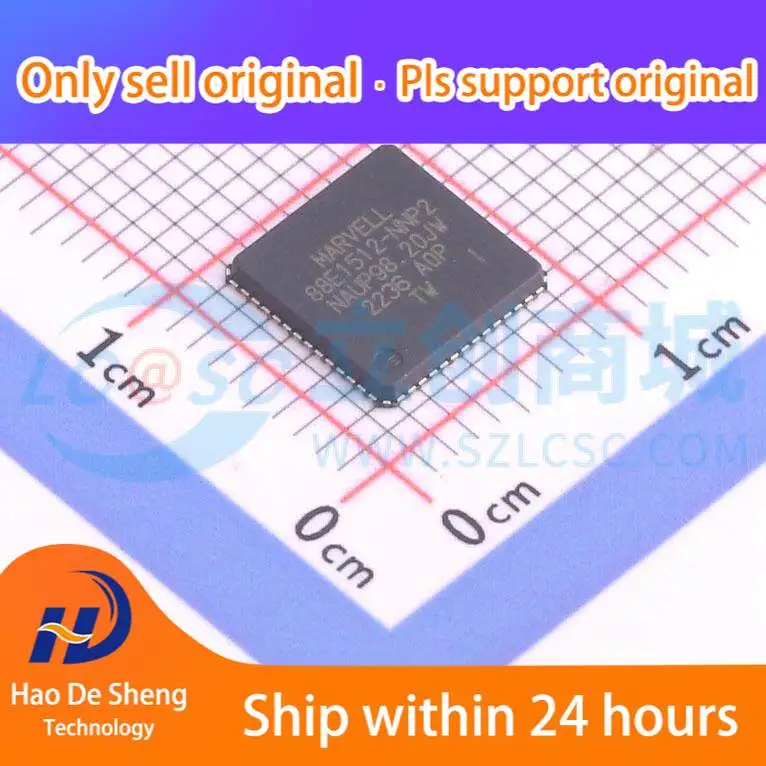 

88E1512-A0-NNP2I000 QFN-56-EP(8x8) новый оригинальный в наличии